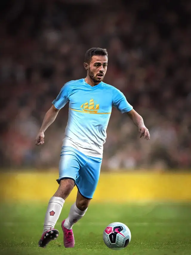 Foto Editan Jersey Terinspirasi dari Logo Klub Ini Keren