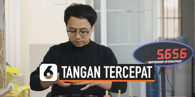 VIDEO: Koleksi 8 Rekor Dunia, Ini Dia Pemilik Tangan Tercepat Asal China