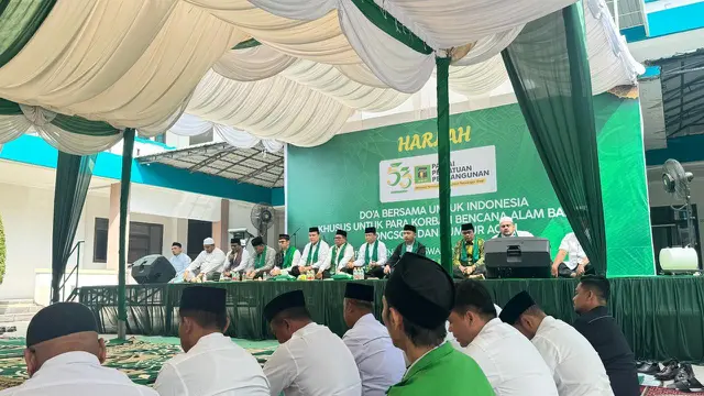 Partai Persatuan Pembangunan (PPP) memasuki usia ke-53 tahun. Namun peringatan dilangsungkan tahun ini berbeda, sebab kegiatan dipusatkan di Bireuen, Provinsi Aceh, Senin (5/1/2026) dalam suasana empati (Istimewa)