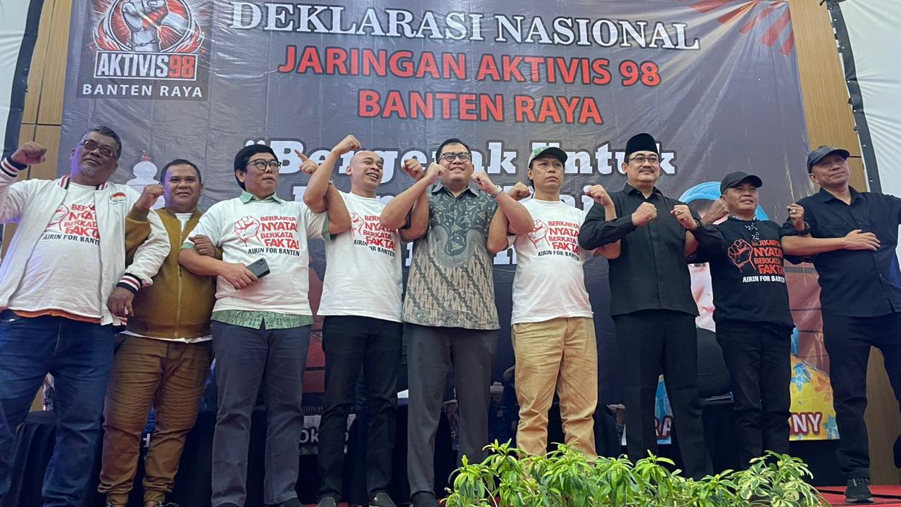 Dukung Airin-Ade, Aktivis 98 Beri Pesan Khusus soal Pemimpin Berintegritas untuk Banten