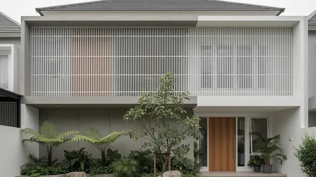 Model Roster Rumah untuk Privasi tapi Tetap Terang dan Estetis