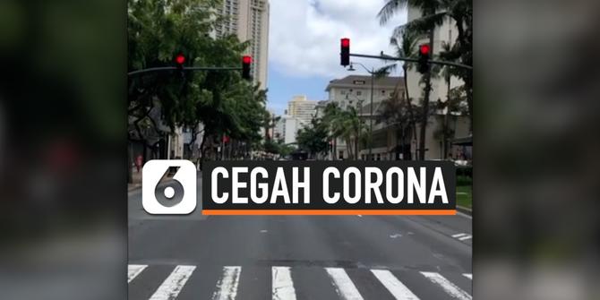 VIDEO: Cegah Corona, Warga Hawaii Mulai Tinggal di Rumah
