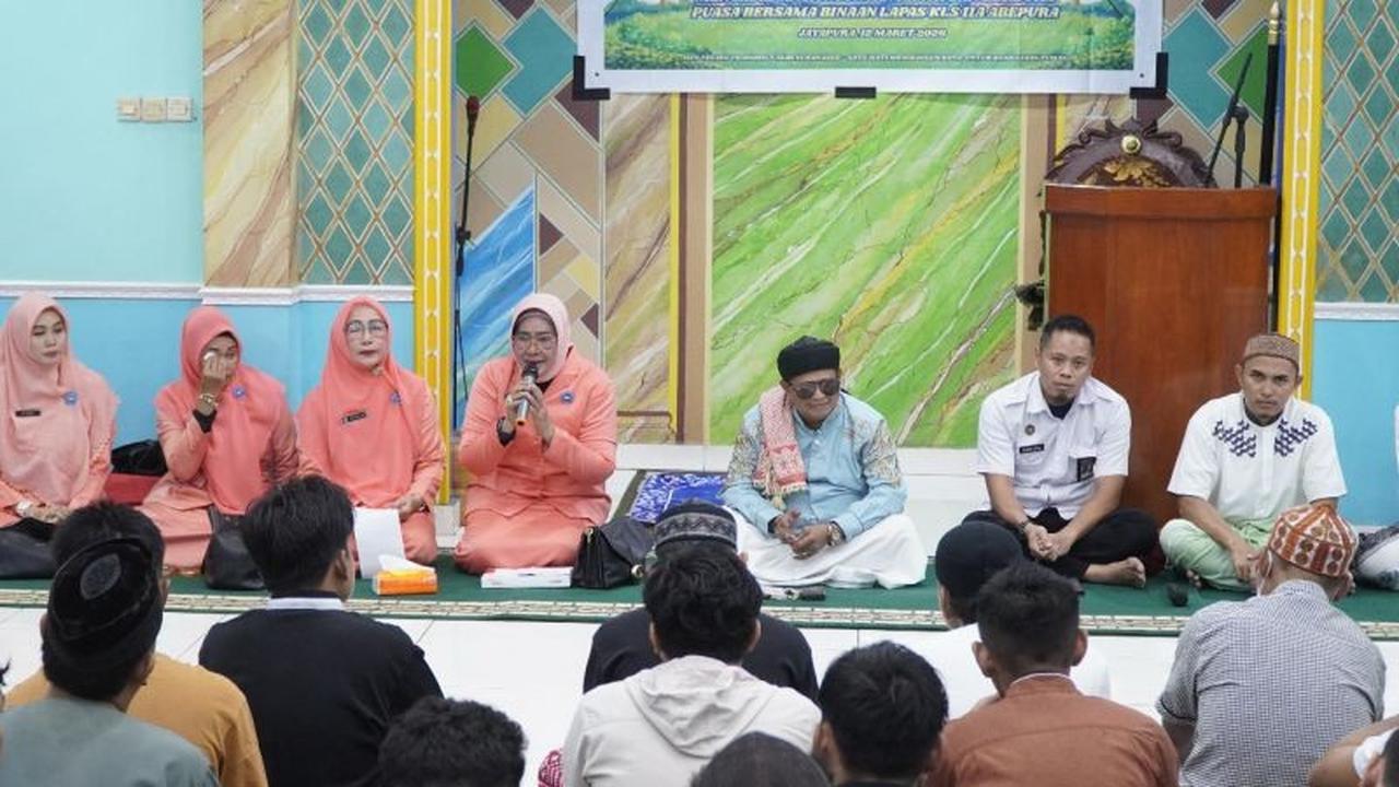 GOW Kota Jayapura Buka Puasa Bersama Warga Binaan Lapas Abepura, Pererat Silaturahmi
