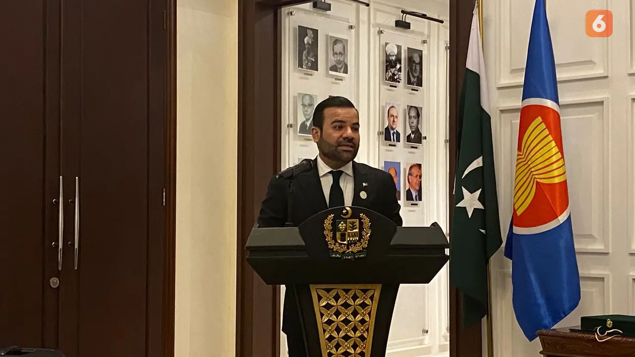 Menteri Hukum dan Keadilan Pakistan rister Aqeel Malik mengatakan bahwa permintaan agar Islamabad menahan diri dari ketegangan yang terjadi dengan India telah mereka terima dari sejumlah negara (Dok. Liputan6.com/Teddy Tri Setio Berty).
