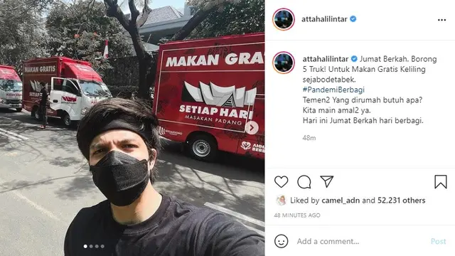 Atta Halilintar (Foto: Instagram/@attahalilintar)
