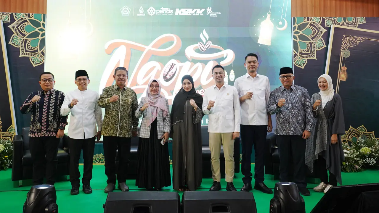 Kementerian Agama Republik Indonesia (Kemenag) resmi meluncurkan program Kick Off NGOPI (Ngobrolin Pendidikan Islam) Bareng Raffi Ahmad dengan tema “Kurikulum Berbasis Cinta, Siapkan Generasi Emas!” di Asrama Haji Pondok Gede, Jakarta, Rabu (19/3) (Istime
