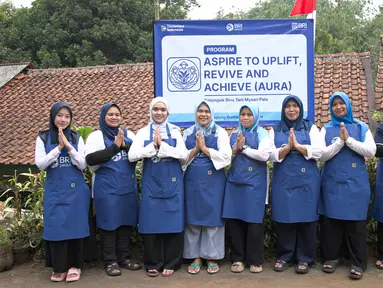 Program klaster unggulan BRI Peduli membantu KWT Bina Tani Mysari Pala di Bogor meningkatkan kapasitas produksi, kualitas produk, dan keterampilan usaha.