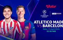 Live Streaming Liga Champions 2025/26: Atletico Madrid vs Barcelona, Eksklusif di Vidio