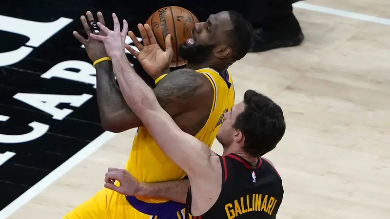 Hasil NBA :  Lakers Jinakkan Hawks