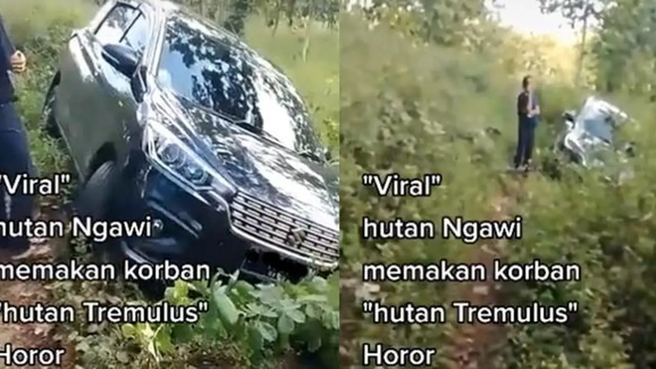 Mobil terperosok usai mengikuti Google Maps (TikTok/@tonybdnslankerslank)