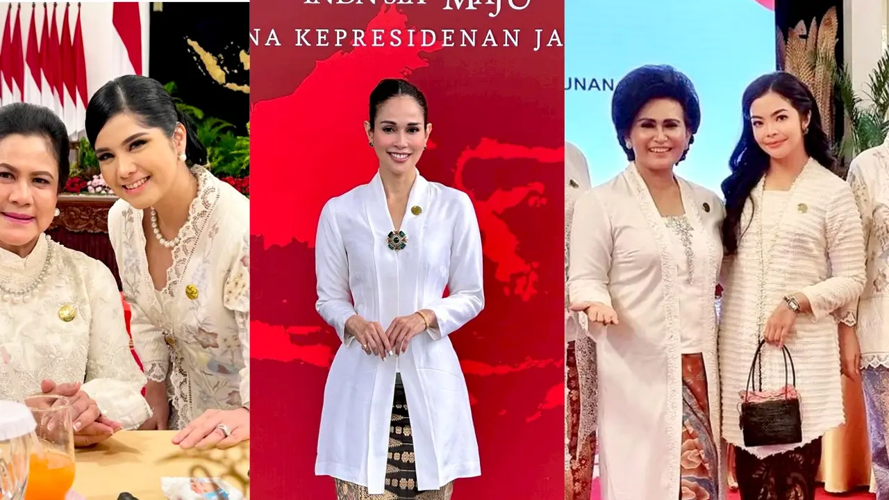 6 Gaya Anggota OASE KIM Halal Bihalal Bersama Iriana Jokowi dan Wury Ma’ruf Amin, Annisa Pohan hingga Loemongga Haoemasan Berkebaya Kartini