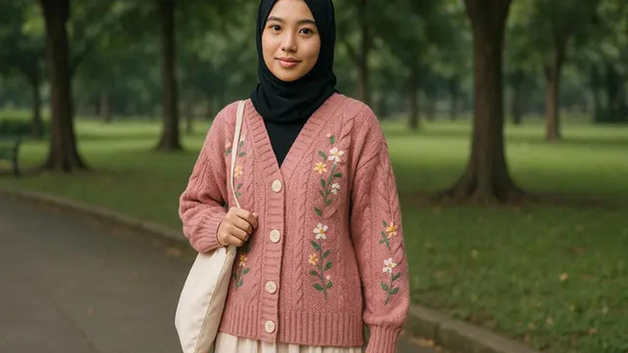7 Model Cardigan Rajut Warna Pink yang Cocok untuk Wanita yang Ingin Tampil Aesthetic