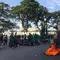 Truk TNI Nyaris Diamuk Massa Usai Nekat Terobos Barisan Demonstran Mahasiswa di Medan (Foto: Reza Efendi/Liputan6.com)