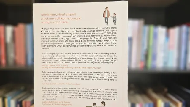 Blurb Buku Seni Memahami Perasaan Anak