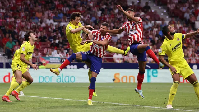 Hasil Liga Spanyol Atletico Madrid vs Villarreal