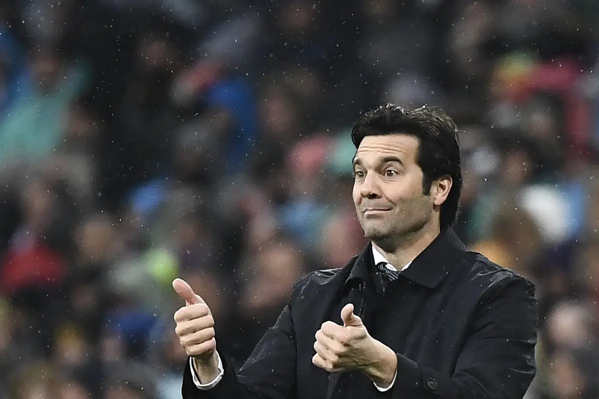 Pelatih Real Madrid, Santiago Solari.