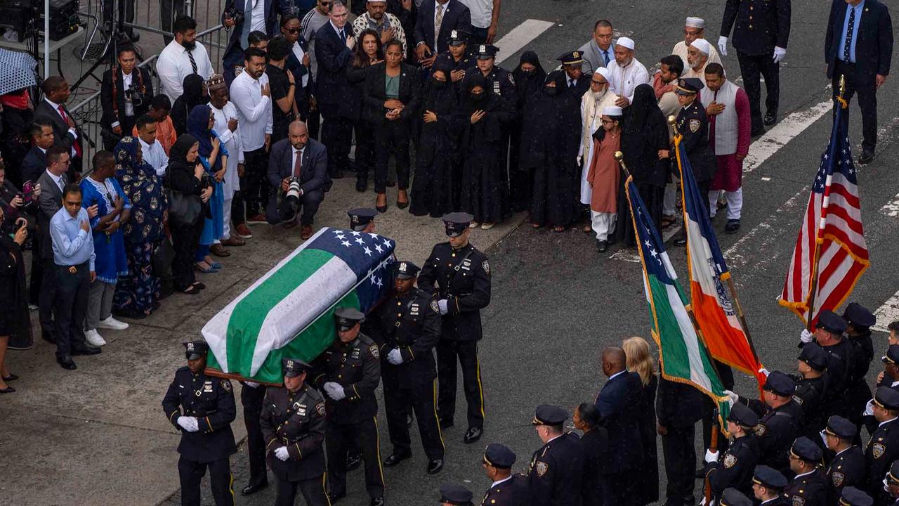 FOTO: Penghormatan Terakhir untuk Didarul Islam, Polisi Muslim New York yang Gugur Saat Penembakan Massal