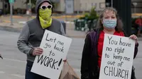 Penggagas Anti Pembatasan Kegiatan di North Carolina, AS Terinfeksi COVID-19