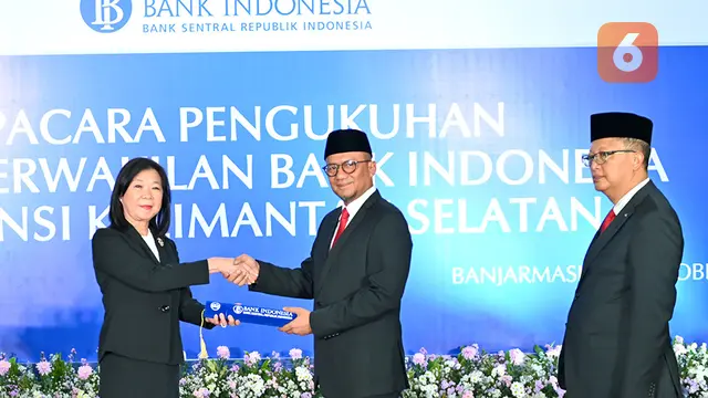 Pengukuhan Kepala Perwakilan Bank Indonesia Kalimantan Selatan Liputan6.com