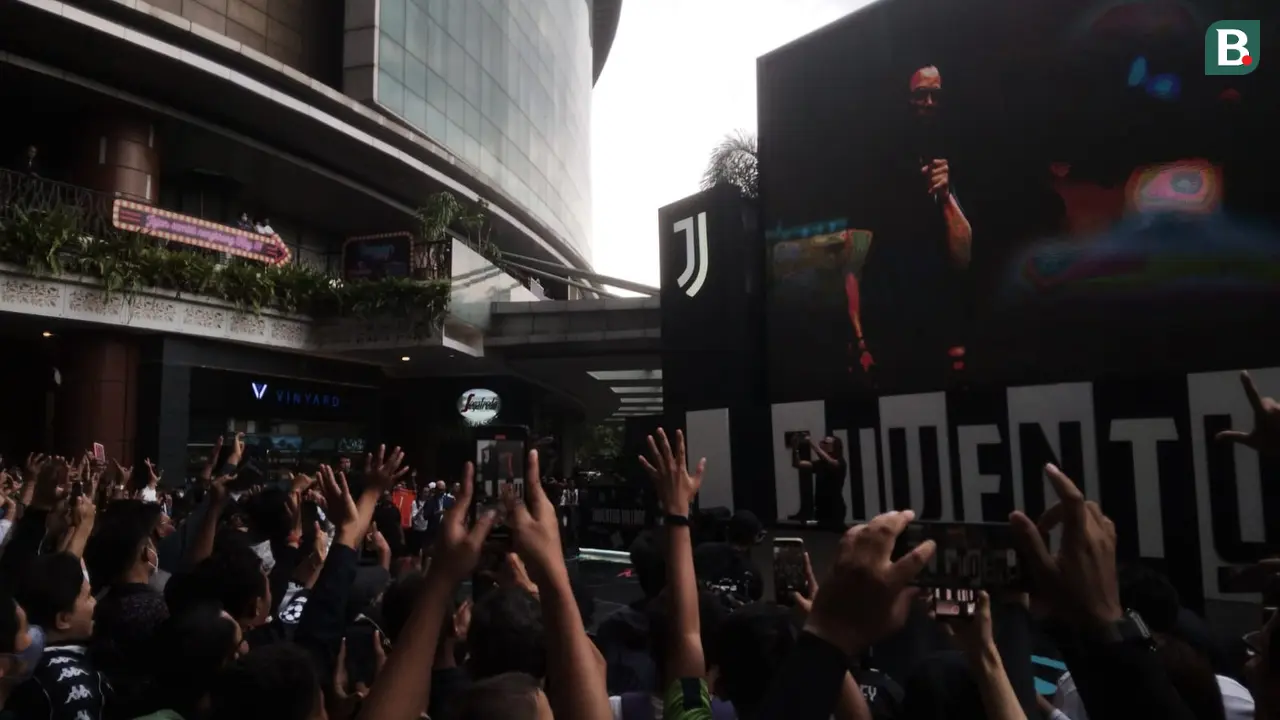 Edgar Davids dalam acara Juventus Village