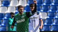 Chelsea dan Borussia Dortmund tertarik mengamankan jasa Domenico Berardi yang tampil mengesankan di Timnas Italia pada Euro 2020. (AFP/Miguel Medina)