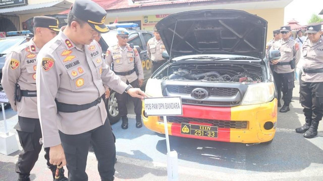 Polres Tarakan Cek Kendaraan Dinas Jelang Nataru 2026, Pastikan Kesiapan Pengamanan Optimal