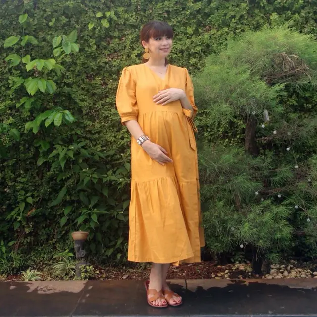 Potret Melissa Aryani Istri Choky Sitohang Hamil Anak Ketiga. (Sumber: Instagram/mrssitohang)