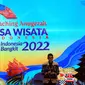 Menparekraf Sandiaga Uno meluncurkan Anugerah Desa Wisata Indonesia (ADWI) 2022 di Jakarta, Jumat, 18 Februari 2022. (dok. Biro Komunikasi Publik Kemenparekraf)