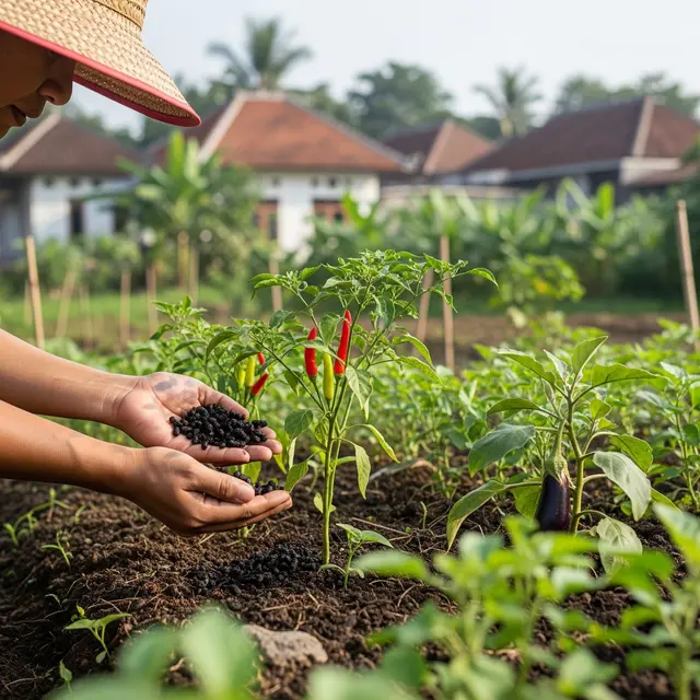 12 Cara Menekan Biaya Berkebun hingga 50 Persen dengan Kotoran Ayam