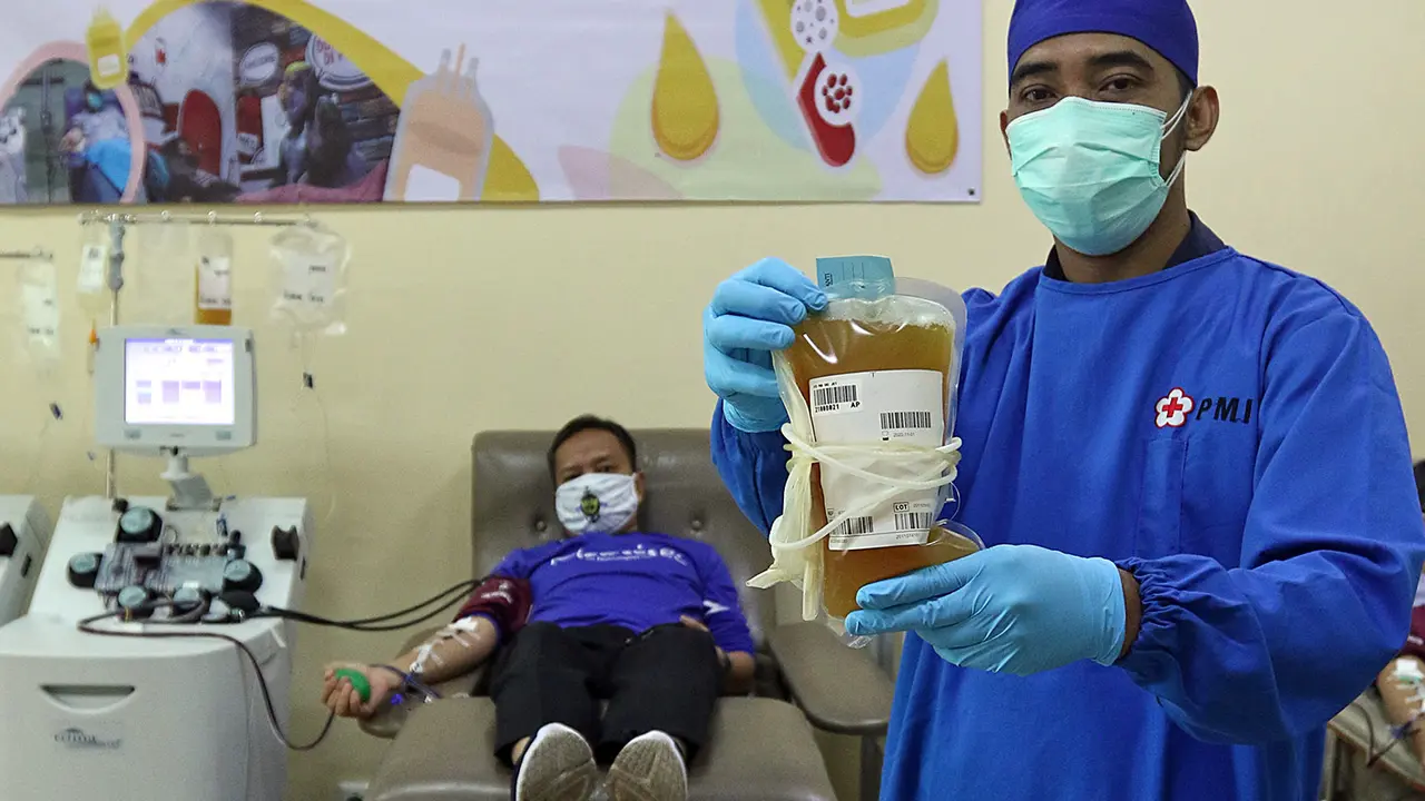 FOTO: 307 Penyintas COVID-19 Donorkan Plasma Konvalesen