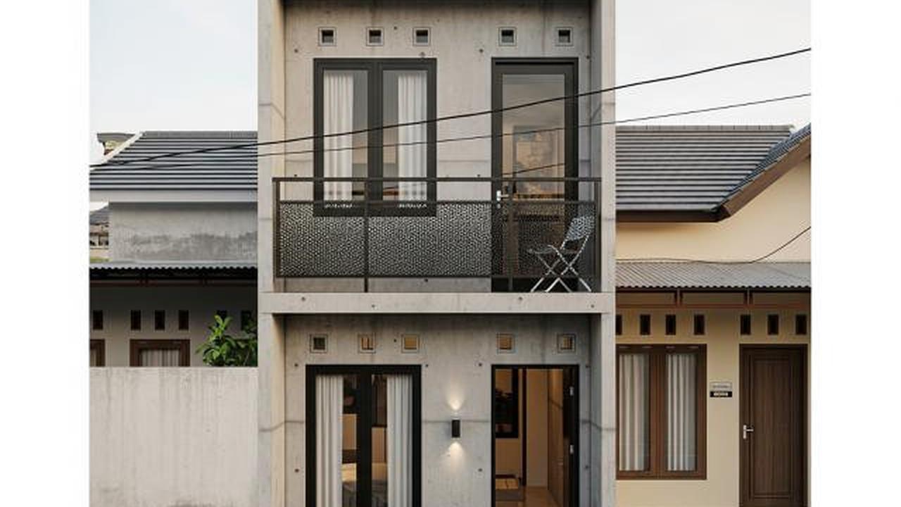 7 Desain Tampak Depan Rumah Mungil dengan Balkon Mini, Panduan untuk Hunian Estetik dan Fungsional