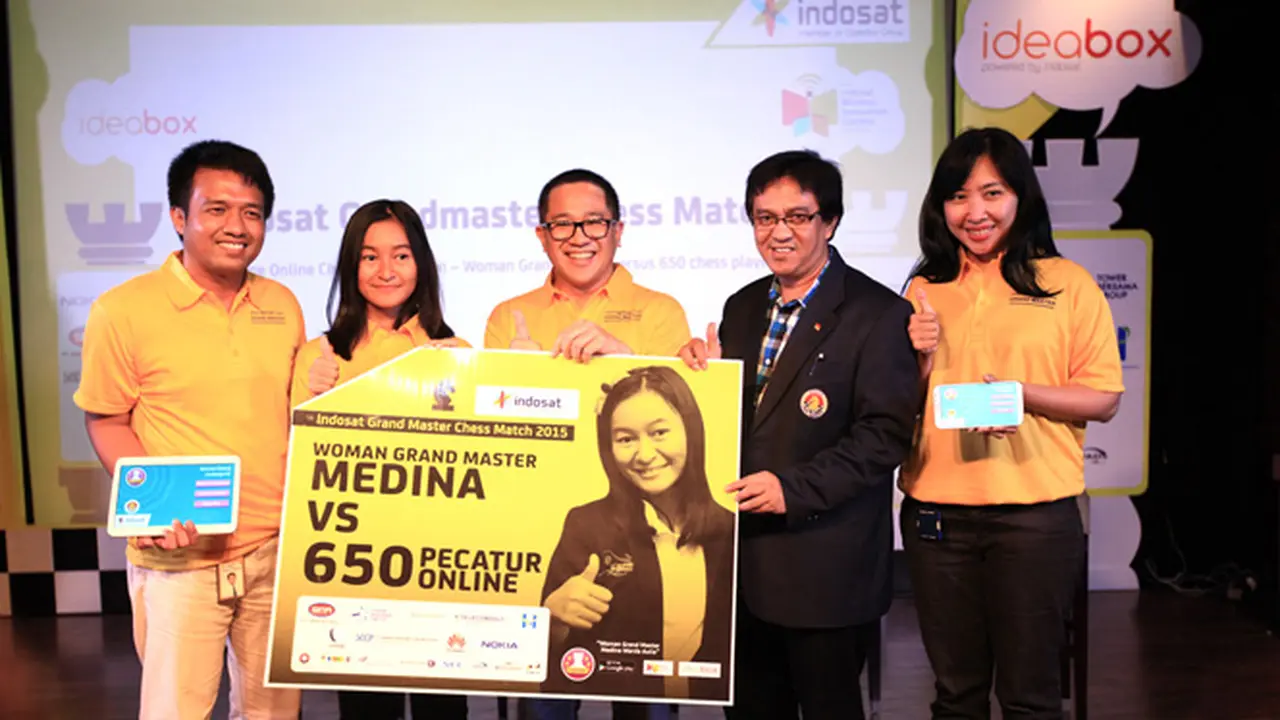 Indosat Tantang Medina Berkompetisi dengan 650 Pecatur via Online