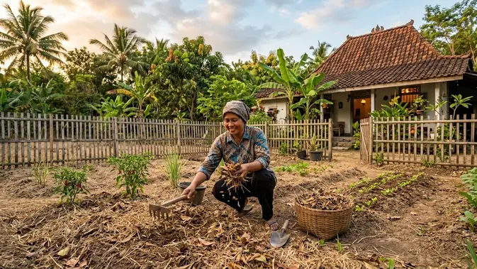 Halaman Kering Tapi Tanahnya Garing? Mulsa Solusinya
