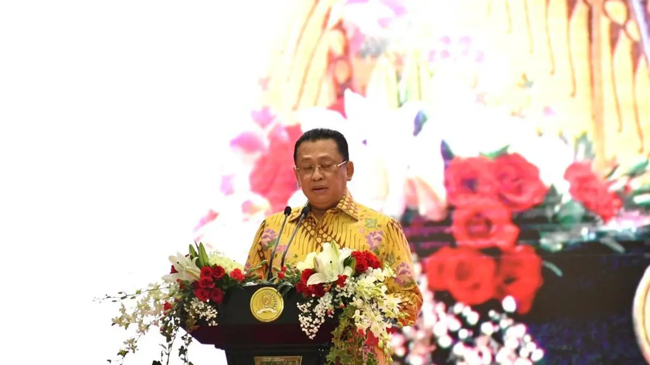 Ketua MPR RI Bambang Soesatyo dalam Peringatan Hari Konstitusi