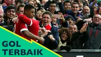 Video highlights 5 gol terbaik Premier League pekan ke-27, Gol kedua Marcus Rashford berhasil mengecoh Petr Cech.