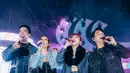 Tak hanya Raisa, Afgan dan Vidi Aldiano juga kenakan denim on denim di konser Isyana Sarasvati. [@raisa6690]
