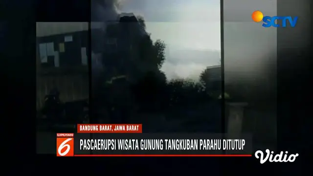 Hingga Sabtu malam dilaporkan tidak ada erupsi susulan di kawah Tangkuban Parahu.