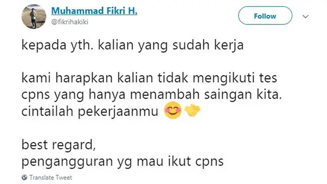 6 Curhat Konyol Warganet Ingin Daftar CPNS, Siap-Siap Ketawa Geli