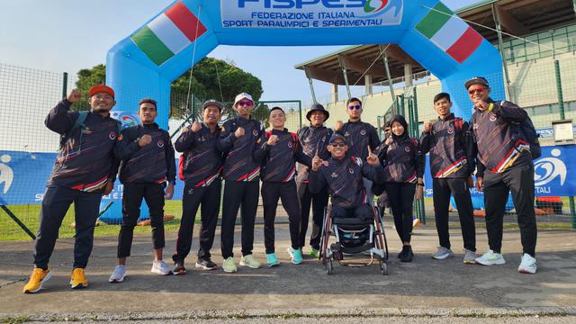 FOTO Tim Para Atletik NPC Indonesia