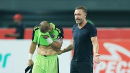 Salah satu pemain yang kena sasaran kemarahan Thomas Doll adalah sang kapten Persija, Andritany Ardhiyasa. (Bola.com/M Iqbal Ichsan)