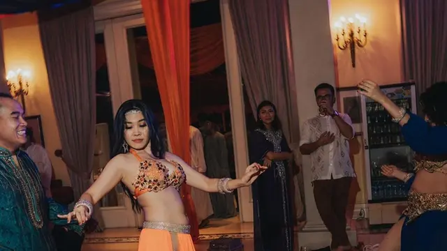 Nia Ramadhani dalam acara Arabian Night (Instagram/ramadhaniabakrie)