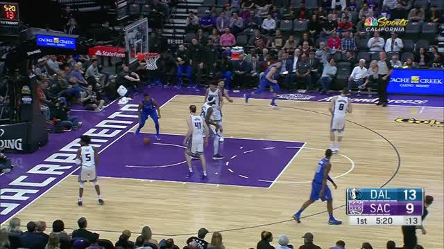 Berita video game recap NBA 2017-2018 antara Dallas Mavericks melawan Sacramento Kings dengan skor 103-97.