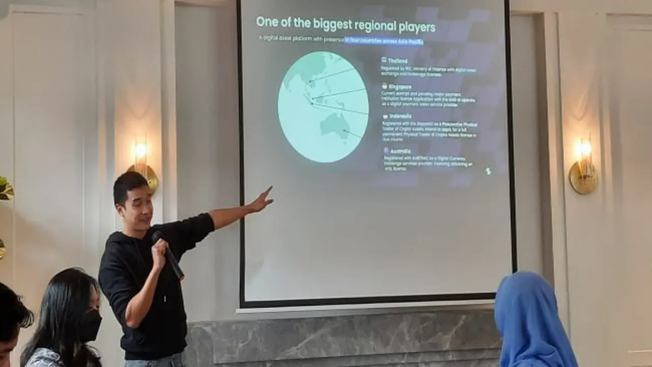 Chief Operating Officer Zipmex, Scot Cheung menuturkan, jumlah investor kripto di Indonesia terus meningkat. (Foto: Liputan6.com/Gagas Y.P)
