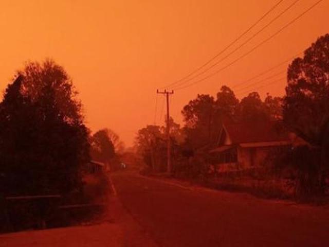 Dikira Tanda Kiamat Ini Sebab Langit Merah Di Muaro Jambi News Liputan6 Com