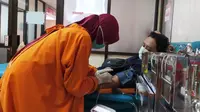 Donor darah PMI Banyumas. (Foto: Liputan6.com/PMI Banyumas)