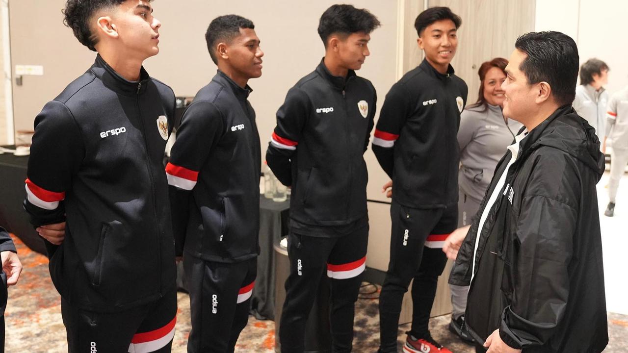 FOTO:  Melepas Timnas U17 Berlaga Ke Piala Asia, Erick Tohir: Target Lolos ke Final Pila Dunia U17