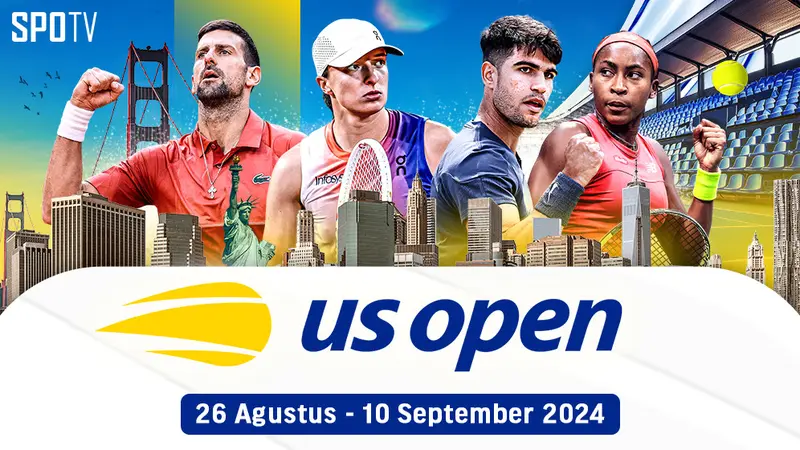 US Open 2024 di Vidio