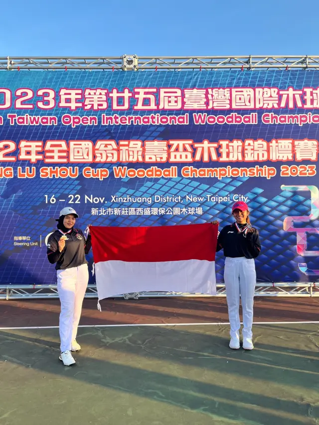 Indonesia Rebut 1 Emas dan 1 Perak dari Turnamen Woodball di Taiwan