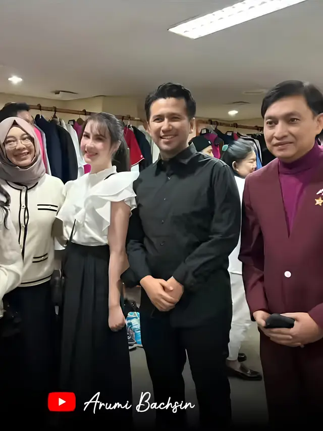 Arumi Bachsin dan Emil Dardak