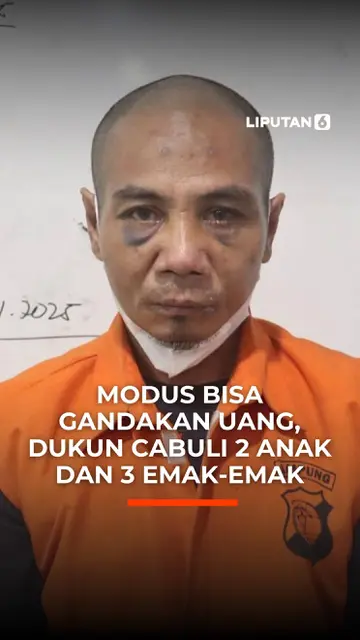 Modus Bisa Gandakan Uang, Dukun Cabuli 2 Anak dan 3 Emak-Emak